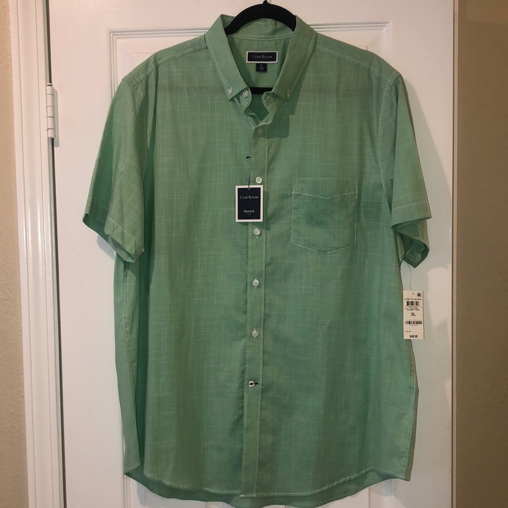 NWT Club Room XL Mens button down